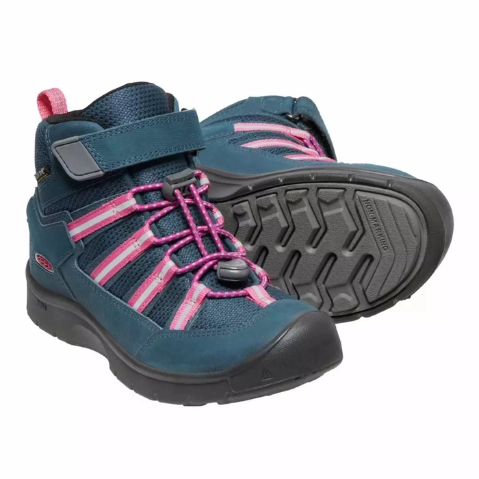 Buty dziecięce Keen Hikeport 2 Sport Mid WP trekkingowe niebieskie