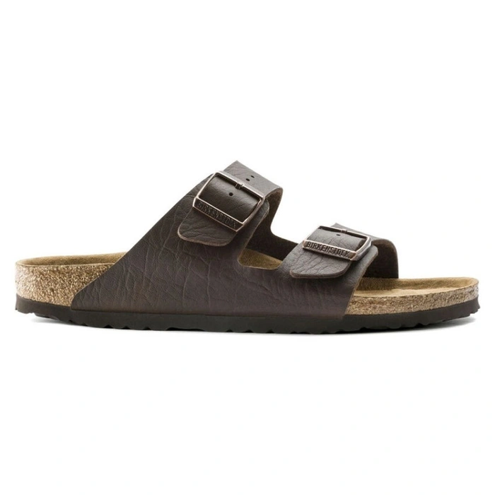 Klapki damskie Birkenstock Arizona BS regular vegan brązowe r. 39
