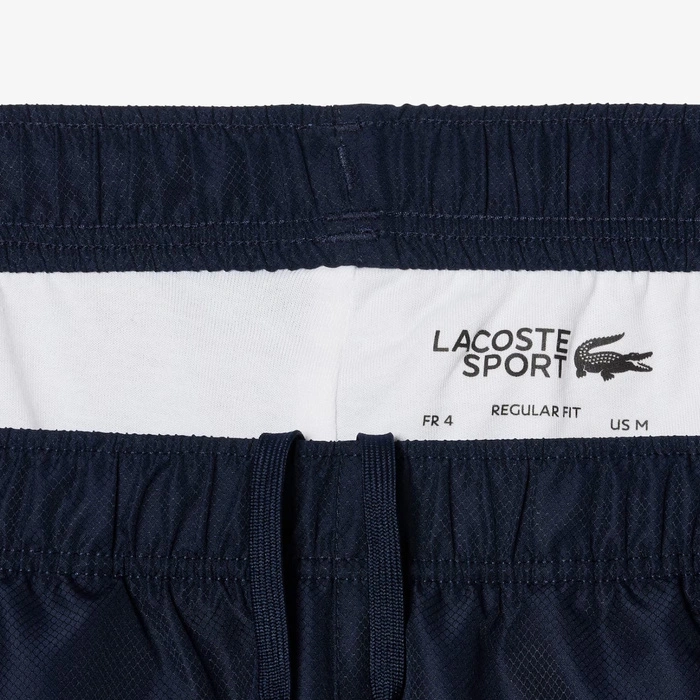 Kompletny męski dres Lacoste Sport spodnie + kurtka zielony r. XS