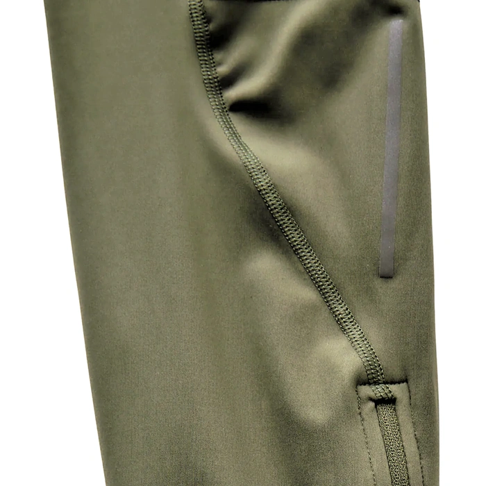 Legginsy mękie Zara Athleticz sportowe treningowe zielone r. L