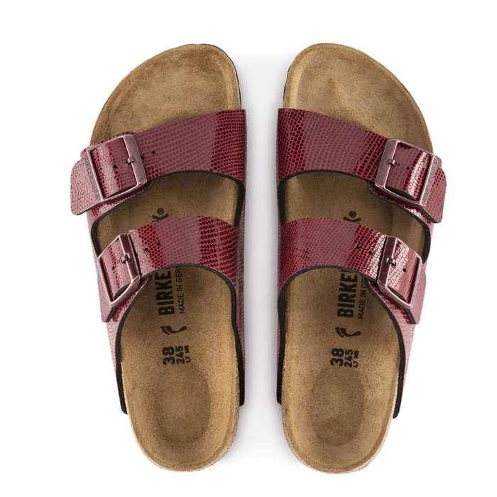 Klapki damskie Birkenstock Arizona bordowe r. 40