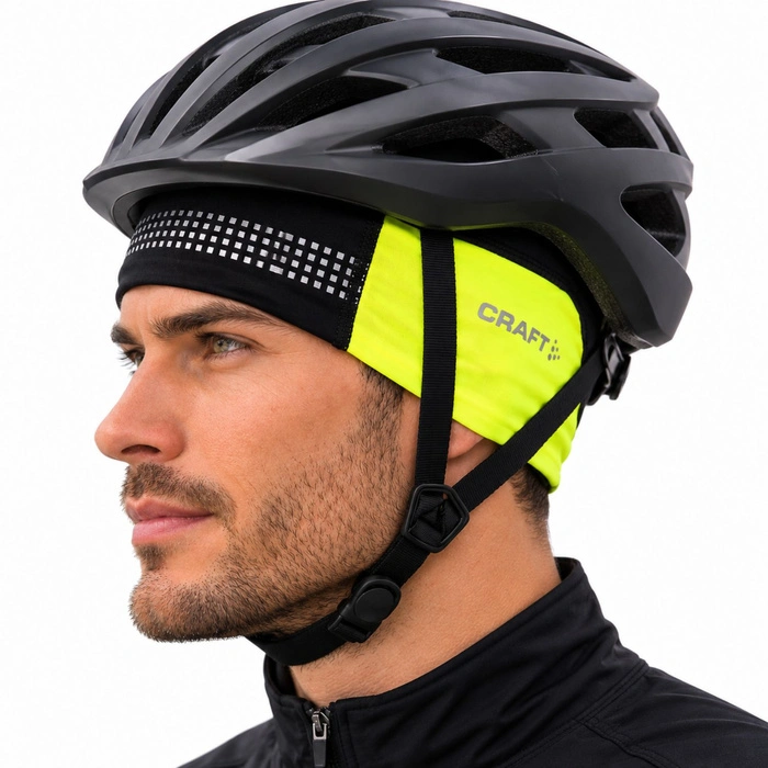 Czapka pod kask unisex Craft Shelter 2.0 na rower czarna r. S/M