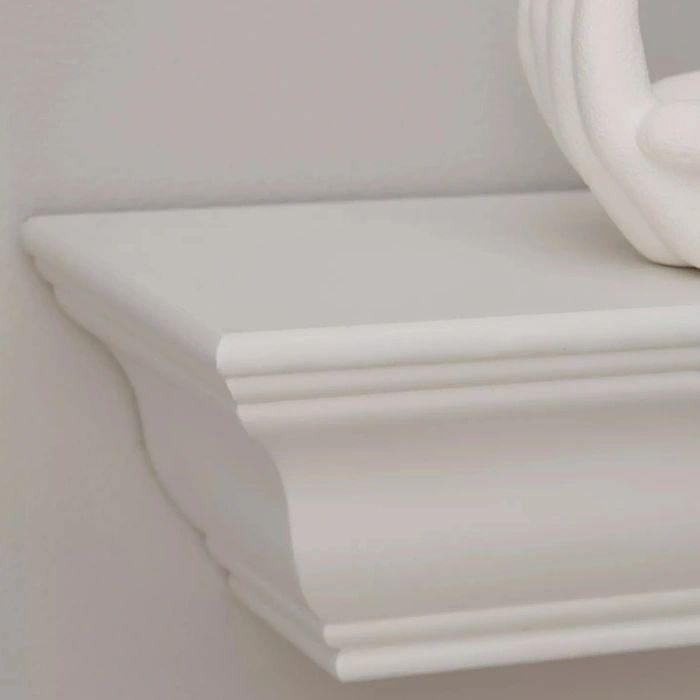 Półka ścienna Ellos Home dekoracyjna biała z płyty MDF 76 cm