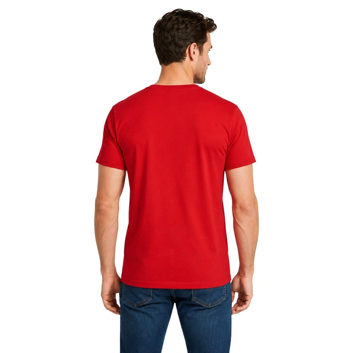Koszulka męska Fruit of the Loom Valueweight czerwona t-shirt r. XL