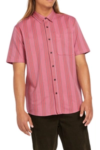 Koszula męska Volcom Newbar Stripe z krótkim rękawem