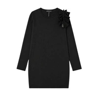 Sukienka damska Sarah Pacini z długim rękawem czarna r. one size