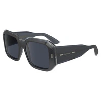 Okulary przeciwsłoneczne Calvin Klein CK23536S szare damskie kocie oczy