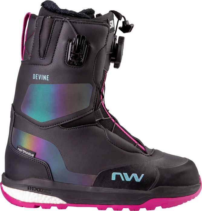 Buty snowboardowe Northwave Devine Hybrid czarne