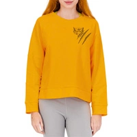 Bluza damska Plein Sport C-Neck bawełniana pomarańczowa r. L