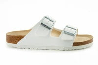 Klapki męskie Birkenstock Arizona bs z miękką wkładką białe r. 41
