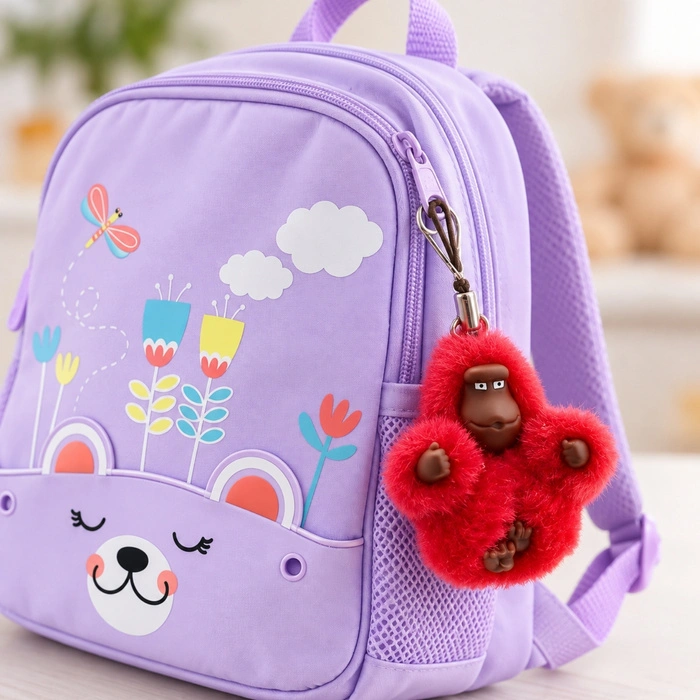 Brelok Kipling Monkey Clip Xs czerwona małpka