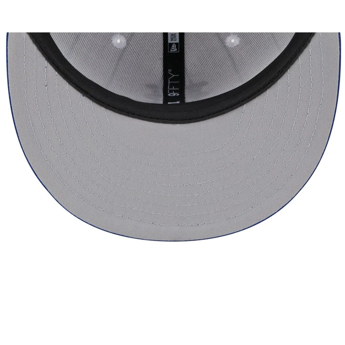 Czapka New Era 9FIFTY MLB24 Batting Practice z prostym daszkiem niebieska
