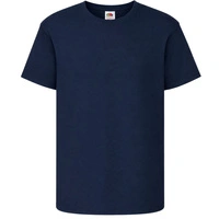 Koszulka dziecięca Fruit of the Loom granatowy t-shirt r. 140