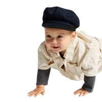 Czapka dziecięca Brixton Baby Fiddler Cap kaszkiet jeansowa