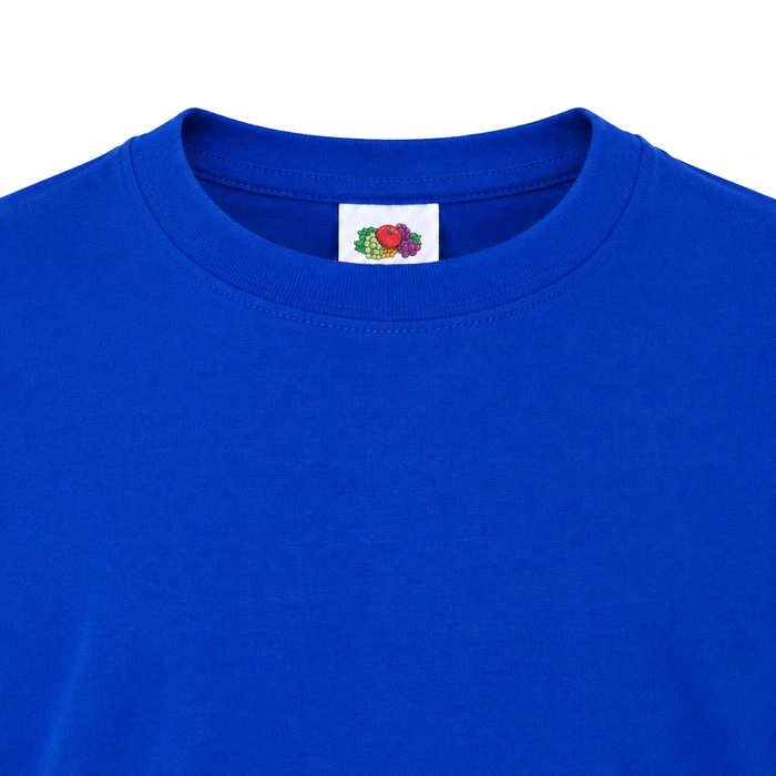 Koszulka męska Fruit of the Loom Softpun niebieska t-shirt r. S