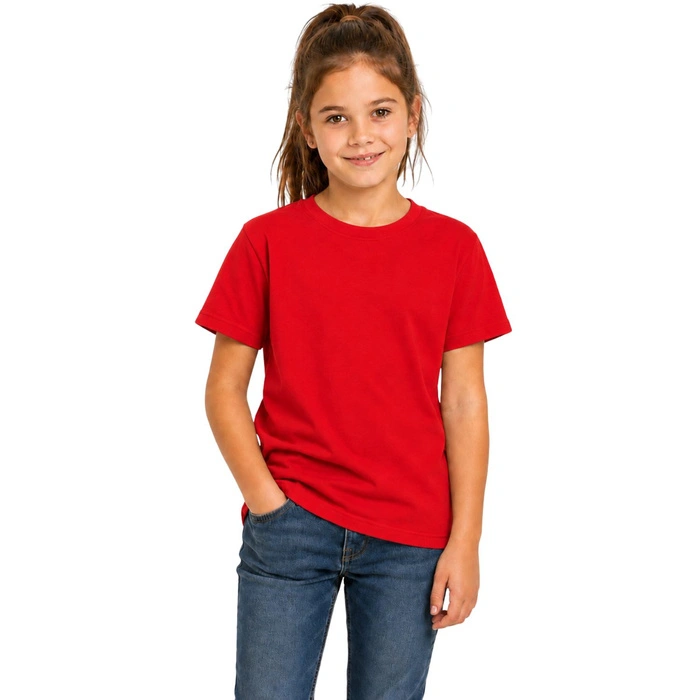 Koszulka dziecięca Fruit of the Loom czerwony t-shirt r. 104
