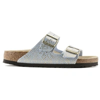 Klapki damskie Birkenstock Arizona BS regular birko-flor niebieskie r. 37