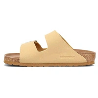 Klapki damskie Birkenstock Arizona BS birko-flor vegan beżowe r. 38