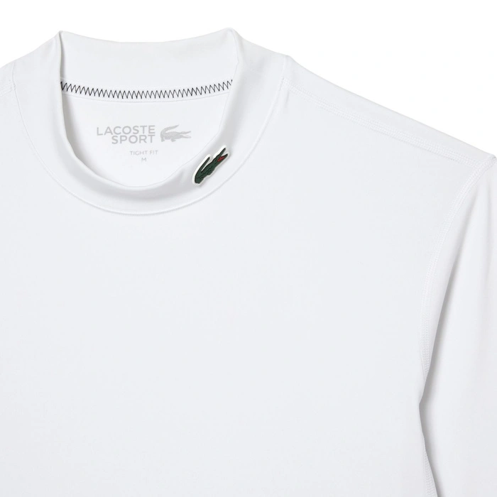Koszulka męska Lacoste treningowa z długim rękawem biała r. XS