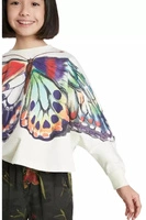 Bluza dziewczęca Desigual Papallona motyl skrzydła oversize