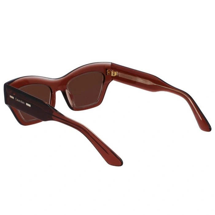 Okulary damskie Calvin Klein CK23503S 601 przeciwsłoneczne butterfly z filtem cat. S3