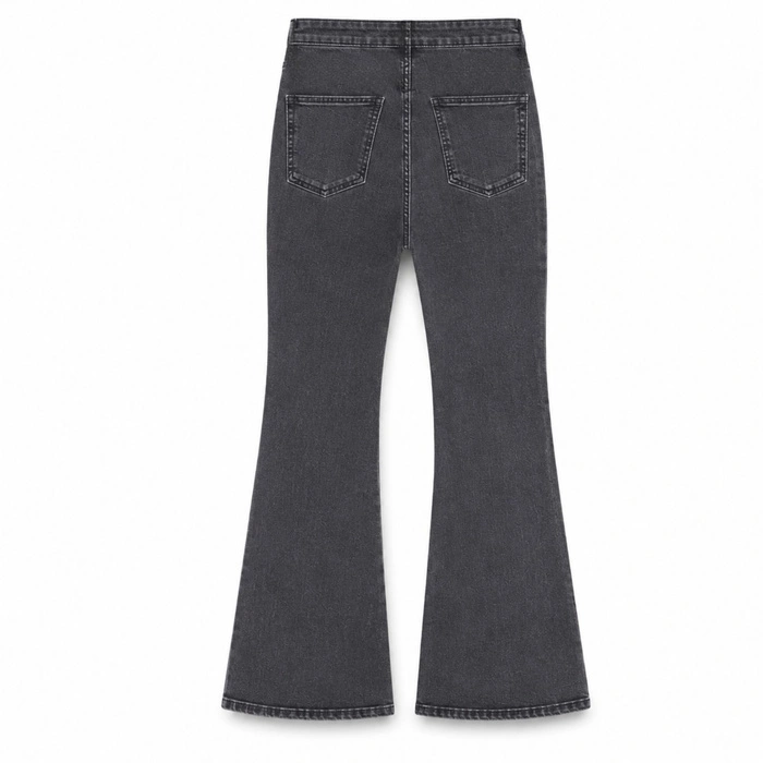 Spodnie damskie Zara skinny flare jeansy czarne r. XS