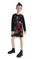 Sukienka dziewczęca Desigual Bottoms kolorowa r. 158
