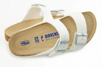 Klapki damskie Birkenstock Arizona bs z miękką wkładką białe r. 39
