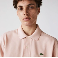 Koszulka męska Lacoste polówka bawełniana jasno różowa r. XS