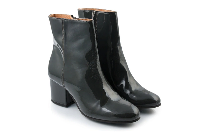 Buty damskie Yaya Velvet skórzane granatowe botki r. 37