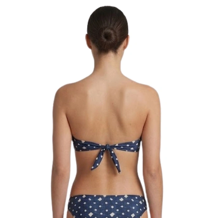 Góra od bikini Billabomg Sea Side Bandeau strój kąpielowy damski granatowy r. M