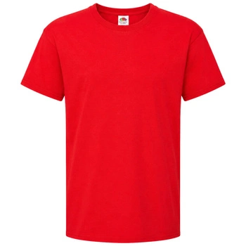 Koszulka dziecięca Fruit of the Loom czerwony t-shirt r. 104