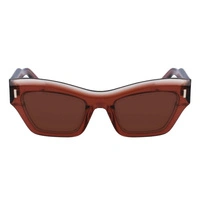Okulary damskie Calvin Klein CK23503S 601 przeciwsłoneczne butterfly z filtem cat. S3