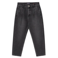 Spodnie damskie Felix Hardy jeansy wysoki stan czarny r. W31