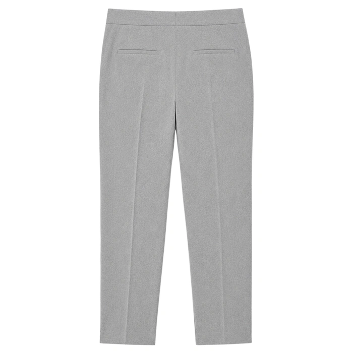 Spodnie damskie Zara eleganckie materiałowe cygaretki szare r. S