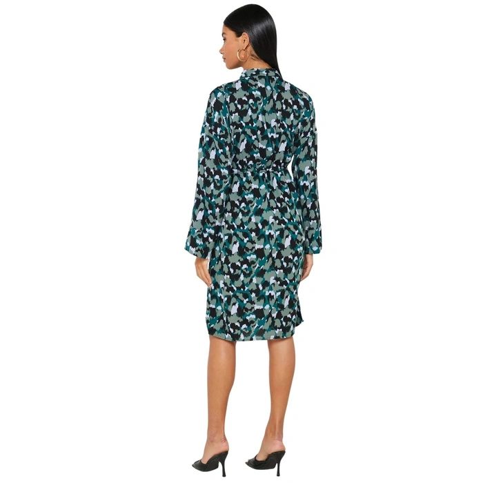 Sukienka damska Vero Moda Rie Ls zielona koszulowa r. XS