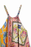 Bluzka damska Desigual Casandra kolorowy halter