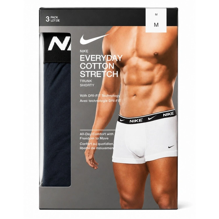 Majtki męskie Nike X3 Trunk zestaw bokserek 3 sztuki r. M