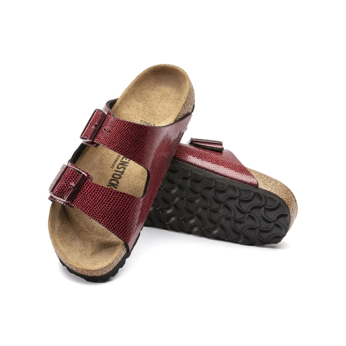 Klapki damskie Birkenstock Arizona bordowe r. 36