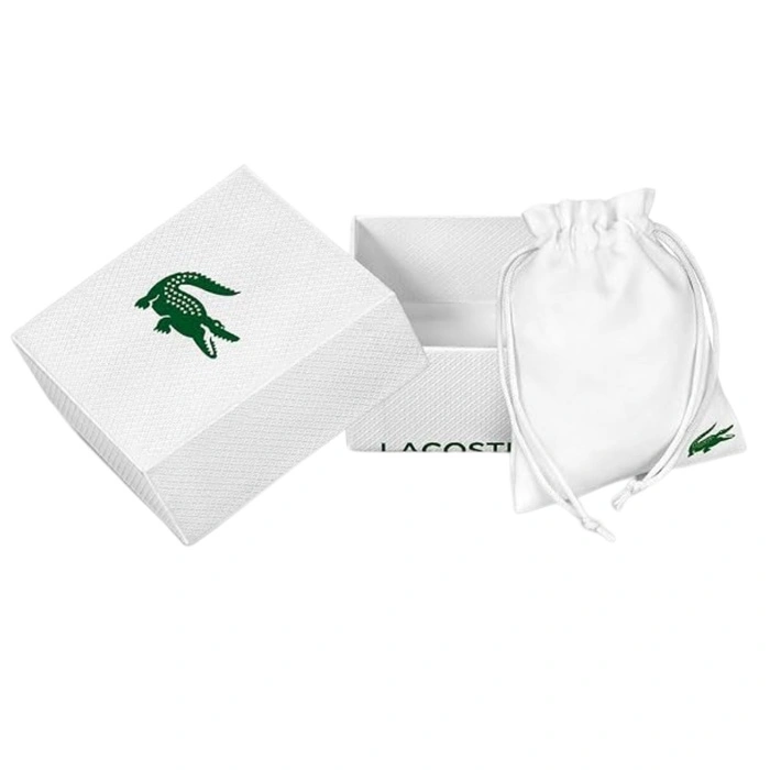 Pierścionek Lacoste Virtua ze stali nierdzewnej srebrny 17,8 mm