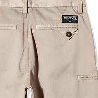 Spodenki chłopięce Billabong Carter chino khaki r. 152