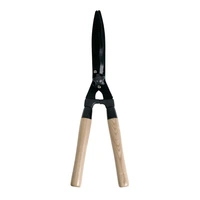 Nożyce do żywopłoty By Benson Deluxe ogrodowe czarne drewno naturalne 50 cm