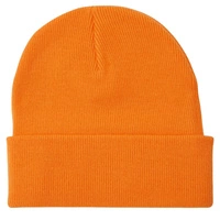 Czapka męska HUF Essential Box Logo zimowa pomarańczowa 