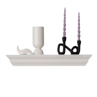 Półka ścienna Ellos Home dekoracyjna biała z płyty MDF 76 cm
