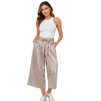 Spodnie damskie Silvian Heach satynowe culottes r. S