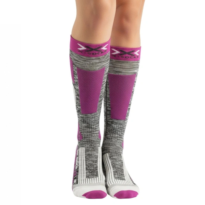 Skarpety narciarskie damskie X-Socks Ski Rider 2.0 fioletowe r. 35-36