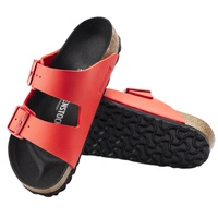 Klapki męskie Birkenstock Arizona BS regular czerwony r. 43