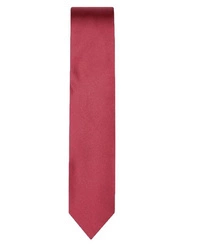 Krawat Calvin Klein satynowy gładki