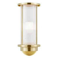 Lampa ścienna Nordlux Linton złoty kinkiet z mosiądzu 