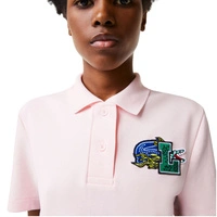 Koszulka damska Lacoste Lacoste Holiday Polo klasyczna różowa r. XXS